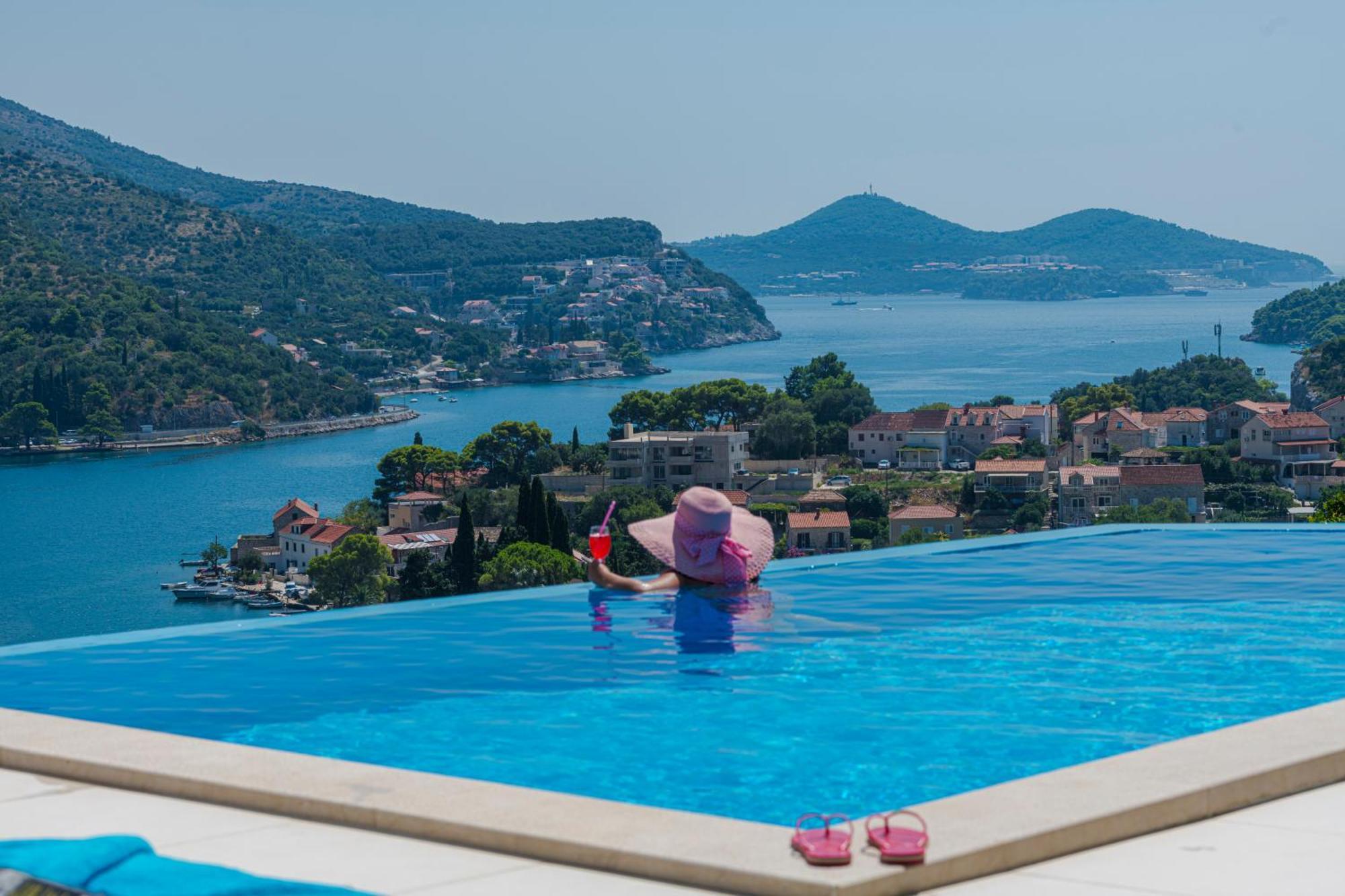 Villa Mardia- Sea View Infinity Pool Built 2023 Zaton  Exteriér fotografie