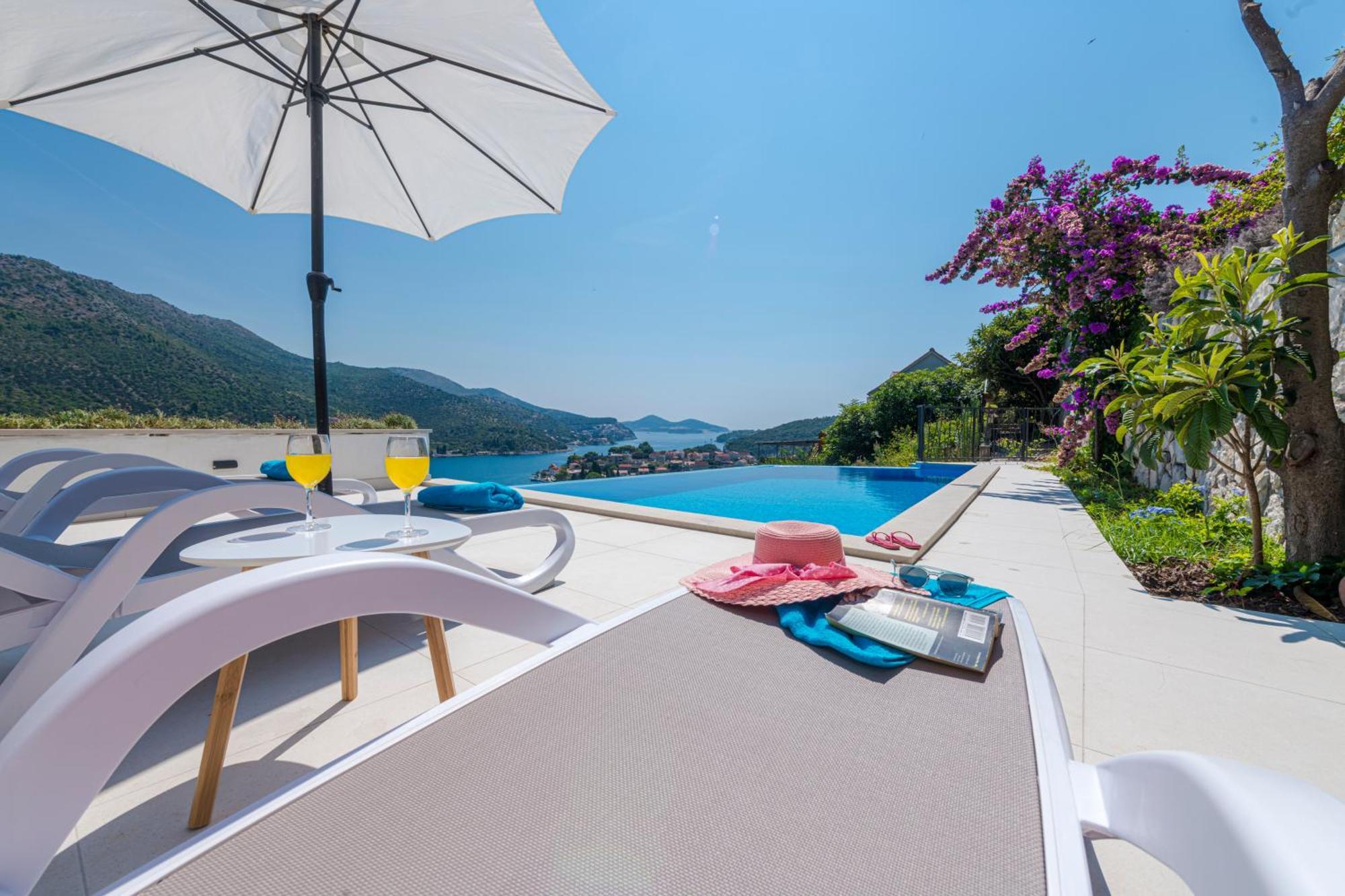 Villa Mardia- Sea View Infinity Pool Built 2023 Zaton  Exteriér fotografie